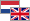 Netherlands, UK flags