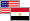 Egypt, U.S. flags