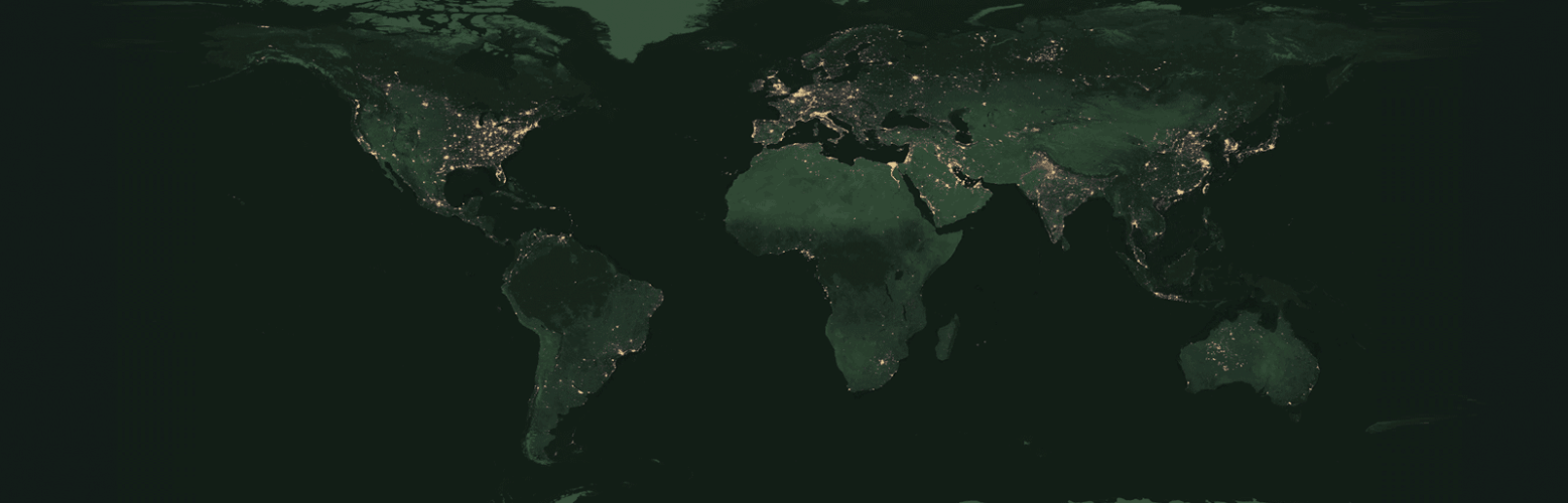Map of Earth at Night