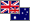 U.K., Australia flags