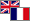U.K., France flags