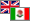 U.K., Mexico flags