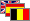 U.K., Spain, Belgium flags