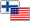Finland, U.S.A. flags