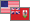 U.S., Bermuda flags